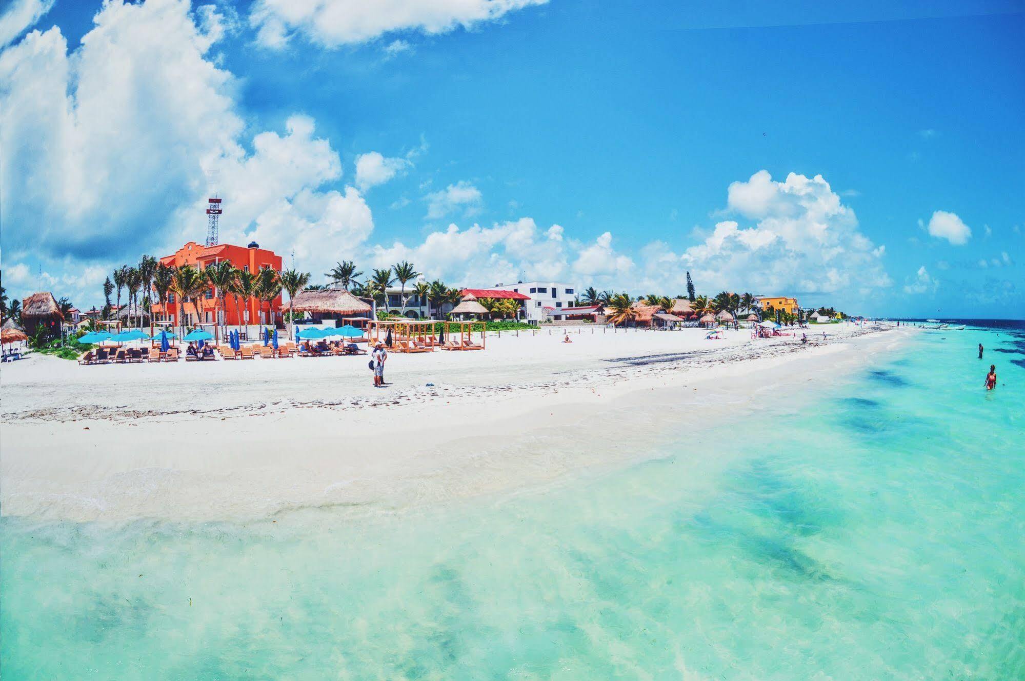 Cielo Beach Hotel Puerto Morelos Luaran gambar